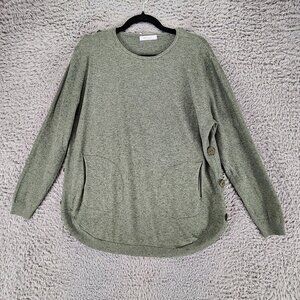 Miao Sweater Womens Medium Green Long Sleeve Pullover *GUC*